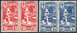 1931 Smiling Boys Set In UM Pairs, 2½d - Gum Lightly Toned, SG.546/7. (4) - Autres & Non Classés