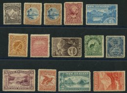 1898 No Wmk Pictorial Defin Set M (2½d Creases & 5d Small Thin), Odd Short/blunt Perf. Scarce Set. SG.246/9. - Autres & Non Classés