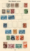 1857-1936 Chiefly Good To FU Collection On Printed Leaves Incl. 1857 1s Blue Green, U Four Margin Example, A Range Of Pe - Autres & Non Classés