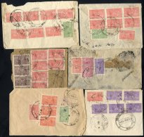 OFFICIAL MAIL - Batch Of Approx 70 Covers, Mainly With Mixed Or Multiple Frankings Of 1959 Nepalese Arms Officials. Mixe - Autres & Non Classés