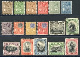 1930 Postage & Revenue Set, Fine M, SG.193/209. (17) Cat. £225 - Autres & Non Classés