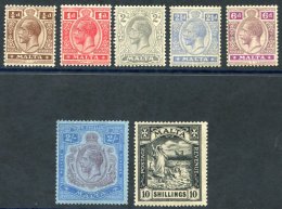 1921-22 MSCA Set Excl. The ½d Value, Fine M, SG.97/104. (7) Cat. £450 - Autres & Non Classés