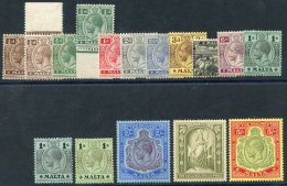 1914-21 MCCA Set, Fine M Incl. Extra 1s Shades Etc. SG.69/88. (16) Cat. £280 - Autres & Non Classés