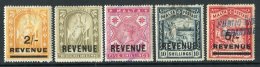 REVENUES Range On Two Leaves From 1899 ½d & 1s U, 1d & 4d M, 1901 ½d, 3d, 6d, 9d, 2s M, 2/6d Unuse - Autres & Non Classés