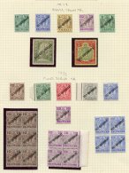 1852-1948 M & U Collection On Leaves Incl. QV- GB Used In Malta Incl. 1858-69 2d Blue Pl. 12, 13, 14, 1856 6d, 1875 - Autres & Non Classés