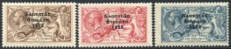 1927 Seahorse Set (wide Date) Fine M, SG.86/88. (3) Cat. £275 - Autres & Non Classés