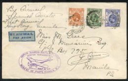 1932-38 Range Of First Flight Covers (7) Incl. 1932 July 11th Rein Y Loring Flight Hong Kong - Manila With Cachet & - Autres & Non Classés