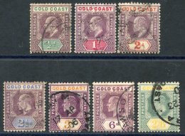 1904-06 CCA Set FU (3d Pulled Corner Perf), SG.49/57. (7) Cat. £200. - Autres & Non Classés