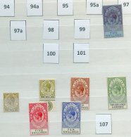 1886-1960 Collection In Two Stock Books M Or UM & U. The M Includes QV To 6d & 25c, KEVII To 2s, KGV To 10s,  19 - Autres & Non Classés