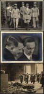 THIRD REICH Collection Of Chiefly Black & White Propaganda Cards Mainly Depicting Hitler & His Associates (appro - Autres & Non Classés