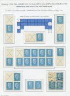 1932 Combinations As Used For The 2rm Hindenburg/Ebert Booklet. A Superior Collection Finely Displayed & Accurately - Autres & Non Classés