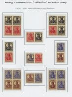 1917-21 Fine Range Of Germania Combinations & Booklet Stamps With M, UM & FU, All Catalogued Accordingly, Rangin - Autres & Non Classés