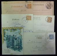 C1887-98 CITY POSTS Berliner Packetfahrt 2pf Stationery Cards Of Various Types Incl. Private Printing & Reply Cards, - Autres & Non Classés