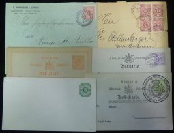 WURTTEMBERG Interesting Group To C1900 Incl. Variety Of Used/unused Stationery With Scarcer Noted, Official Mail Etc. Go - Autres & Non Classés