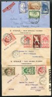 MADAGASCAR 1889-1970 Selection Of Mainly Airmail Covers Incl. 1934 Reg. Airmail Franked 85c + 1f25 On 1f X 4, Transport - Autres & Non Classés