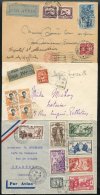 INDO-CHINA 1901-50 Collection Of Covers Written Up On Leaves With A Number Of Loose Covers Of Mostly Airmail Items, Whil - Autres & Non Classés