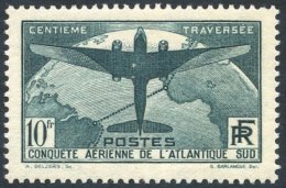 1936 10f South Atlantic Air M, SG.554. (1) Cat. £450 - Autres & Non Classés