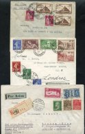 1925-2000 Range Of Airmail Covers, Destinations Incl. Belgium, UK, Uruguay, Colombia, USA, Argentina, Indo-China, Chile - Autres & Non Classés