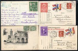 C1890-1930 Covers Etc, Mainly With Sower Frankings Incl. Advertising Items, Three With Swiss Dues, German Redirection La - Autres & Non Classés