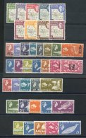 1948 Thin Map Set M, SG.G9/16. South Georgia 1963-69 Set To First £1 UM, SG.1/15, 1971 Surcharge Set UM, SG.18/31a - Autres & Non Classés