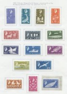 1944-82 M & U Collection In A Printed Album Incl. 1944 S. Georgia & S. Orkney Sets Of Eight M, Graham Land Set V - Autres & Non Classés