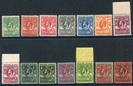 1929-37 Whale & Penguins Set, Fine M Incl. 1d, 6d & 1s Line Perfs, SG.116/126. (14) Cat. £785 - Autres & Non Classés