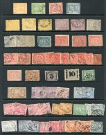 1867-1914 (+ A Few Later) Mainly Used On Hagner Leaves, Some Duplication, Blocks Of Four, Postage Dues, Officials Etc. M - Autres & Non Classés