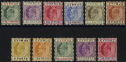 1902-04 CCA (6 Vals) To 12pi M (2pi Gum Creases), From SG.50/57, 1904-10 MCCA Set To 1pi M (½pi & 30pa Are Un - Autres & Non Classés