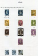 1857-1990 M & U Collection In A Crown Album, General Run Through, Many 100's. - Autres & Non Classés