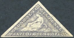1855 6d Slate Purple, Good To Large Margins Cleaned & Re-gummed, SG.7d, Cat. £4000 (as Mint O.g) - Autres & Non Classés