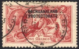 1913-24 DLR 5s Bright Carmine, VFU (odd Blunt Perf), SG.87. Cat. £425 - Autres & Non Classés