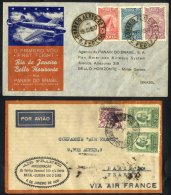 1934-37 Range Of Flight Covers Incl. Condor Service R. Grande/Rio/Natal Folded Leaflet Of Fares For Passengers, Cargo &a - Autres & Non Classés