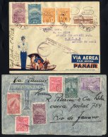 1932-34 First Flight Covers Incl. Varig 19.7.32 Pelotas - Bage Special Cover, Varig 25.7.32 Porto Alegre - Uruguaiana Sp - Autres & Non Classés