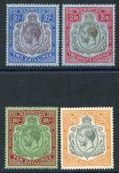 1924-32 MSCA Key Plates High Values, Fine UM Set, SG.88/93. (4) Cat. £450 - Autres & Non Classés