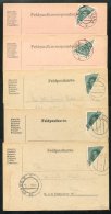 1919 Provisional Bisects Incl. Emperor Franz 20h Vertical (2) Or Diagonal (6) Bisect Plus 'FRANCO' Opt On 10h Due, Used - Autres & Non Classés