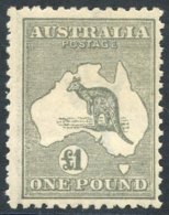 1923-24 £1 Grey, Fresh M, Centred Right, SG.75. (1) Cat. £650 - Sonstige & Ohne Zuordnung