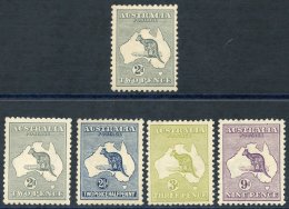 1915 2d Grey, Fine M, SG.24, 1915-28 2d, 2½d, 3d & 9d, Fine M, SG.35/37 & 39, Cat. £280 - Autres & Non Classés