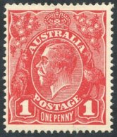 1914-20 1d Carmine Red, Die II, Fresh M, SG.21d. (1) Cat. £425 - Sonstige & Ohne Zuordnung