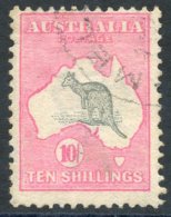 1913-14 10s Grey & Pink, VFU - Centered High, SG.14. (1) Cat. £700 - Autres & Non Classés