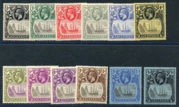 1924-33 MSCA Set, Fine M, SG.10/20. (12) Cat. £350 - Autres & Non Classés