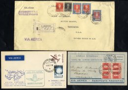 1929-72 First Flight Covers (5) Incl. 1929 July 14th Ficarelli Flight Buenos Aires - Posadas Special Company Cover, 1935 - Autres & Non Classés