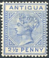 1884-87 CCA 2½d Ultramarine, Variety 'large 2 In 2½' With Slanting Foot M, SG.27a. (1) Cat. £160 - Autres & Non Classés