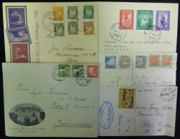 SCANDINAVIA Interesting Bundle Incl. Sweden (21) With 1940-44 Pair With Military Reply Stamps, Esperanto, Parcel Cards; - Autres & Non Classés