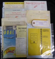 AIRMAIL MISCELLANEOUS Items Of Ephemera In Seven Sections. 1st Section - Letters To Imperial Airways Business Customers - Sonstige & Ohne Zuordnung