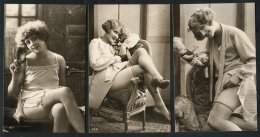 EROTICA Collection Of 336 Different Repro Photographic Cards In Sepia Of Victorian Or Edwardian Ladies, Either Nude Or I - Ohne Zuordnung