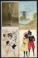 COLLECTION Of 200 Cards In A Modern Album Incl. Comic, Greetings, London & A General Mix. - Non Classés