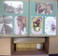 CARTON Containing A Large Accumulation In Albums & Postcard Boxes Incl. A Box Of 555 Modern Cards, A Box Of 368 Incl - Ohne Zuordnung