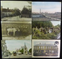 COLLECTION Of 600+ Cards Housed In Two Old Albums, Good General Ranges Of British Cards With N.E. England Well Represent - Non Classés