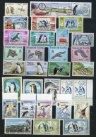 BIRDS - Penguins Collection In A Stock Book, Comprising M Or UM Stamps (98), M/Sheets (10), Covers (39) Incl. French Ant - Autres & Non Classés