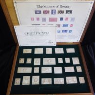 THE STAMPS OF ROYALTY COLLECTION OF 25, Different Great Britain Stamp Replicas In Hallmarked Sterling Silver Incl. The P - Autres & Non Classés